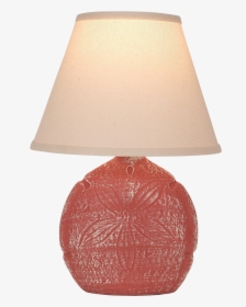 Weathered Coral Sand Dollar Accent Lamp - Lampshade, HD Png Download, Free Download