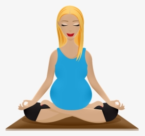 Pregnant Woman Yoga, Twins, Peek A Boo Twins, Boy Twins - Pregnancy Yoga Clip Art, HD Png Download, Free Download