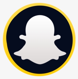 Computer Icons Logo Snapchat - Black Transparent Snapchat Logo, HD Png Download, Free Download