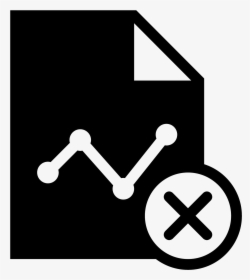 Delete Graph Report Filled Icon, HD Png Download, Free Download