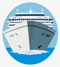 Cruise Ship Clipart Cargo Ship - Cruise Front Of Ship, HD Png Download, Free Download
