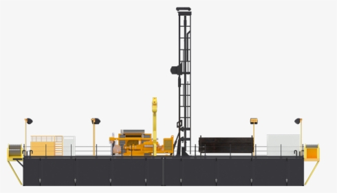 Installed With Drilling Equipment - Ship, HD Png Download, Free Download