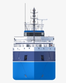 With A Large Beam And Proper Subdivisions The Vessel - Cargo Ship Front View Png, Transparent Png, Free Download
