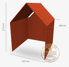 The Hut Booth By Götesson Certified By Acousticfacts - Hut Gotessons, HD Png Download, Free Download