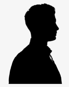 #silhouette #men - Silhouette Man Head Png, Transparent Png, Free Download
