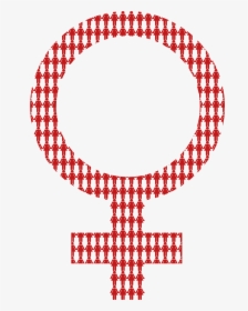 Gender Symbol Female Gender Equality - Picnic Place Setting Clipart, HD Png Download, Free Download