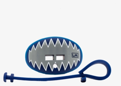 Loudmouthguards Shark Teeth Bronco Navy Blue - Mouthguard, HD Png Download, Free Download