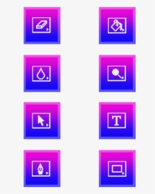 Blue Purple Gradient Technical Tech Wind Png And Psd - Colorfulness, Transparent Png, Free Download