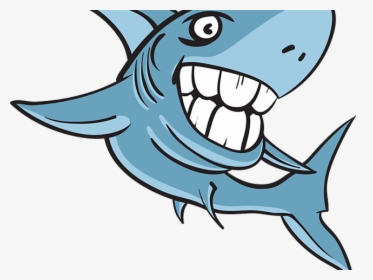 Great White Shark Clipart Scribblenauts Unlimited - Shark With Human Teeth Drawing, HD Png Download, Free Download