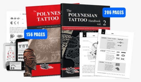 Books About Polynesian Tattoos - Ebook The Polynesian Tattoo Handbook Vol 1 Free Download, HD Png Download, Free Download