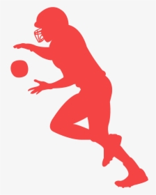 Blue Silhouette American Football, HD Png Download, Free Download