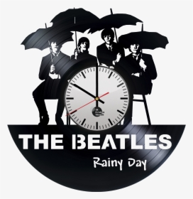 The Beatles Handmade Vinyl Record Wall Clock Fan Gift - Vinyl Clock Beatles, HD Png Download, Free Download