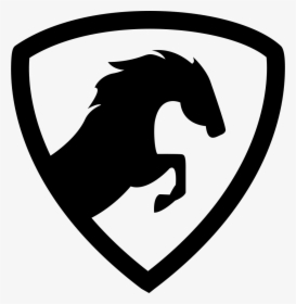 Horse Icon Png - Horse On A Shield, Transparent Png, Free Download