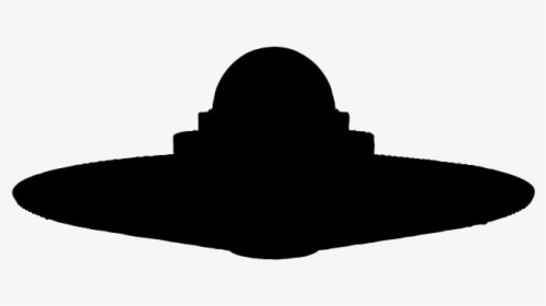 Alien Flying Saucer Png Transparent Images - Silhouette, Png Download, Free Download