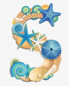 Seashells Clipart Letters, HD Png Download, Free Download