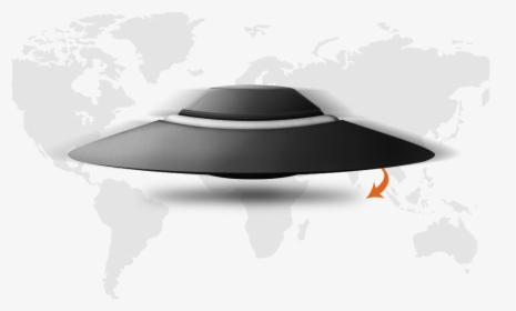 Flying Saucer - Old Timey Flying Saucer, HD Png Download, Free Download