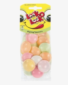 Flying Saucer Pack - Look O Look Sour Strips, HD Png Download, Free Download