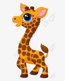 Cute Giraffe Png - Giraffe Cartoon Png, Transparent Png, Free Download