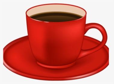 Red Coffee Cup Clipart, HD Png Download, Free Download