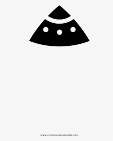 Flying Saucer Coloring Page - Triangle, HD Png Download, Free Download