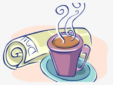 Coffee And Newspaper Clipart, HD Png Download, Free Download