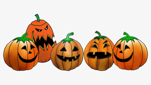 Pumpkin Vector Row Clipart - Jack O Lanterns Clipart, HD Png Download, Free Download