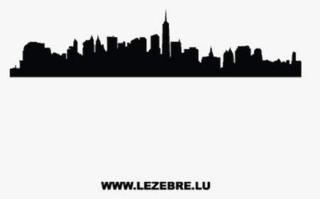 City Skyline Silhouette Transparent, HD Png Download, Free Download