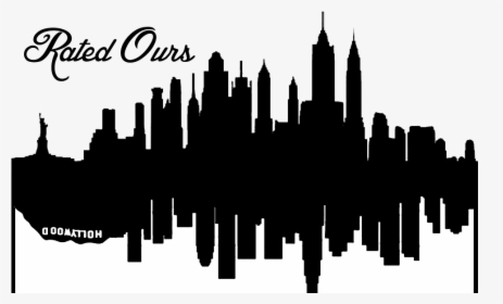 New York Skyline Silhouette , Png Download - Sketch Of New York, Transparent Png, Free Download