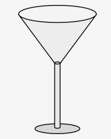 Empty Martini Glass Clip Arts - White Martini Glass Png, Transparent Png, Free Download