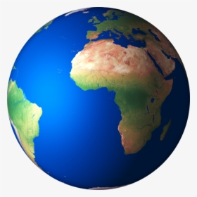 3d Globe Png - Planet Earth South Africa, Transparent Png, Free Download