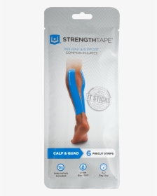 Strengthtape Kinesiology Tape Kit - Strength Tape Calf And Quad, HD Png ...