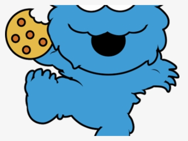 Face Clipart Cookie Monster - Cute Cookie Monster Drawings, HD Png Download, Free Download