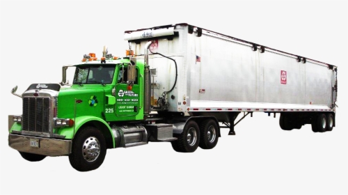 Semi Transfer Tailer - Semi Garbage Truck, HD Png Download, Free Download