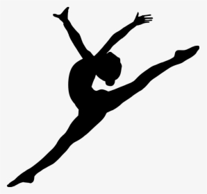 Vector Graphics Gymnastics Silhouette Clip Art - Transparent Dance Silhouette Png, Png Download, Free Download