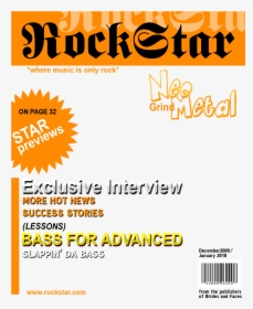 Transparent Magazine Cover Png - Music Magazine Cover Template, Png Download, Free Download