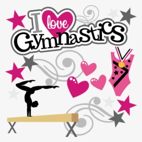 I Love Gymnastics Clipart - Love Gymnastics Clipart, HD Png Download, Free Download