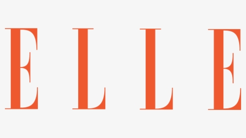 Elle Magazine Cover , Png Download - Elle Magazine Logo Red, Transparent Png, Free Download