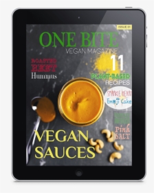 One Bite Vegan Magazine Cover Photo - Tablet Computer, HD Png Download, Free Download