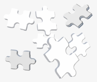 Puzzle, 3d, White - Jigsaw Puzzle, HD Png Download, Free Download