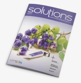 Solutions Magazine - Grape, HD Png Download, Free Download