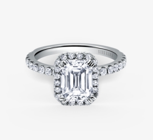 Carmella 18k White Gold Engagement Ring D - Engagement Ring, HD Png Download, Free Download