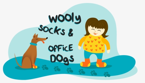 Wooly Socks And Office Dogs - Illustration, HD Png Download, Free Download