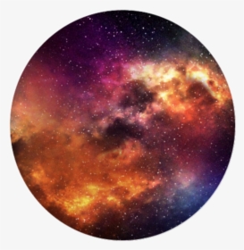 #starrynight #universe #galaxy #night #stars #circle - Nebula Night Sky Photography, HD Png Download, Free Download