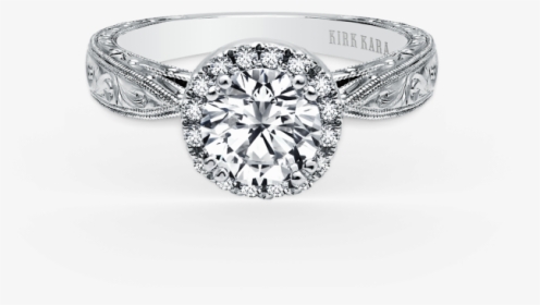 Carmella 18k White Gold Engagement Ring Geoffreys Diamonds - Engagement Rings Halo Cut, HD Png Download, Free Download