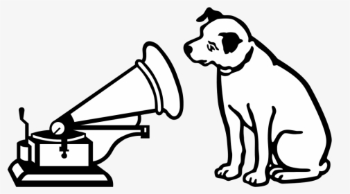 Hmv Logo Dog Clip Arts - Logo His Master's Voice, HD Png Download, Free Download