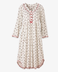 Cotton Knit Nightgown With Holly Berry Print - Nightgown, HD Png Download, Free Download