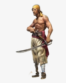 #pirate #sword #ftestickers #remixit #freetoedit - Barechested, HD Png Download, Free Download