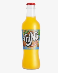 Trina Vidrio Naranja 27,5 Cl - Trina Juice Logo, HD Png Download, Free Download