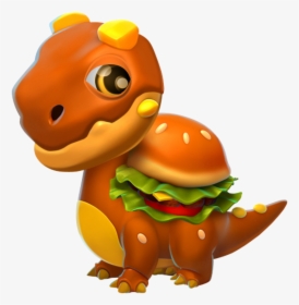 Burger Dragon Baby - Dragon Mania Legends Burger Dragon, HD Png Download, Free Download