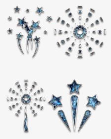 Decor, Ornament, Jewelry, Salute, Flash, Spray, Star - Body Jewelry, HD Png Download, Free Download